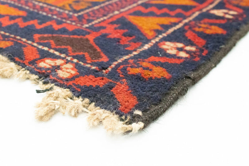 Baluch-tæppe - 133 x 83 cm - blå