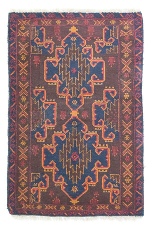 Baluch-tæppe - 131 x 87 cm - brun