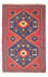 Baluch-tæppe - 124 x 77 cm - rød
