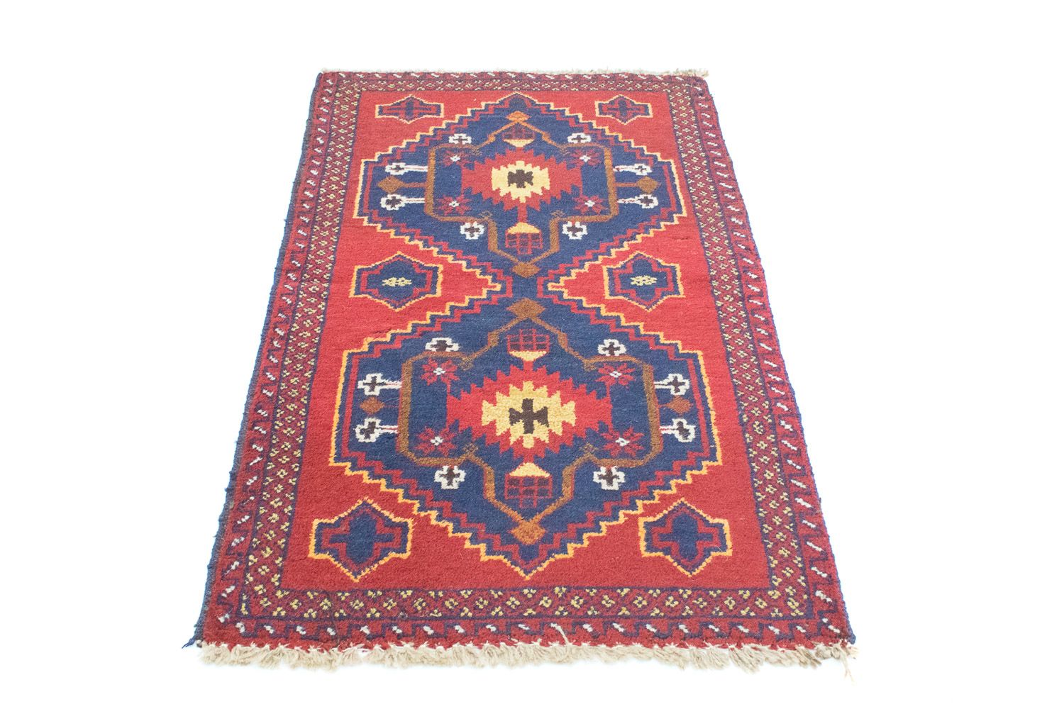 Baluch-tæppe - 124 x 77 cm - rød