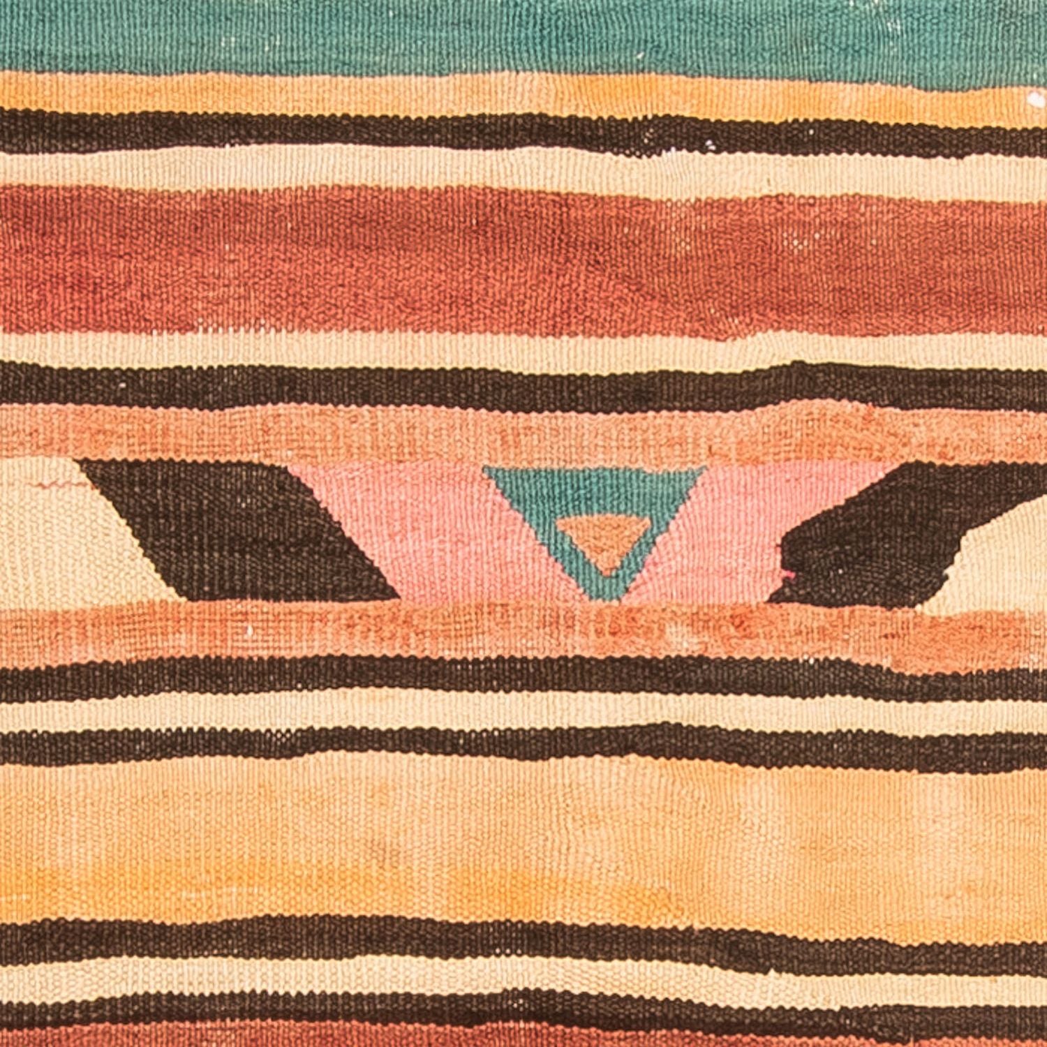 Kelim-tæppe - gammelt - 160 x 120 cm - flerfarvet