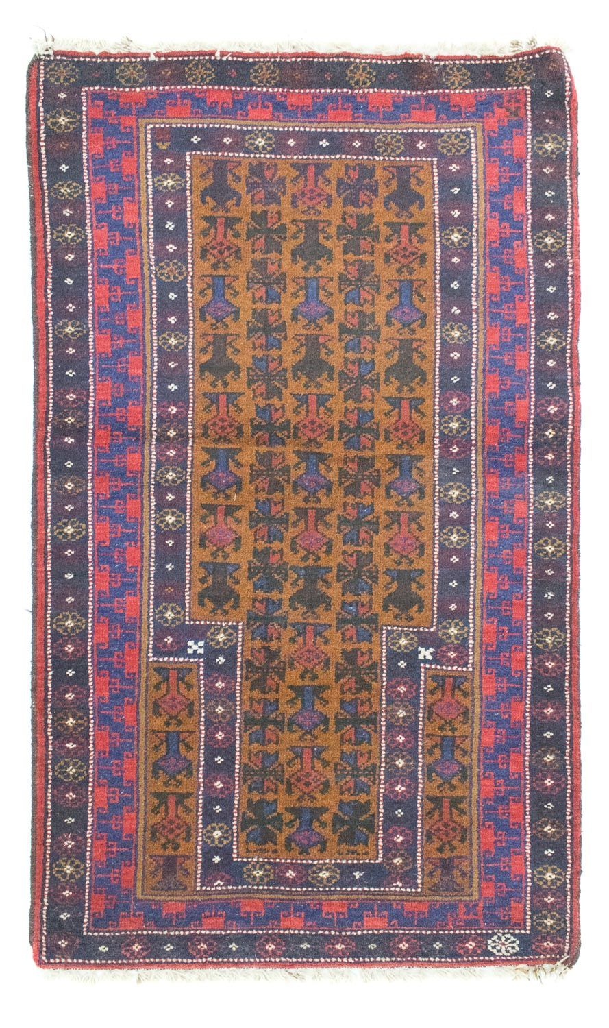 Baluch-tæppe - 140 x 76 cm - blå