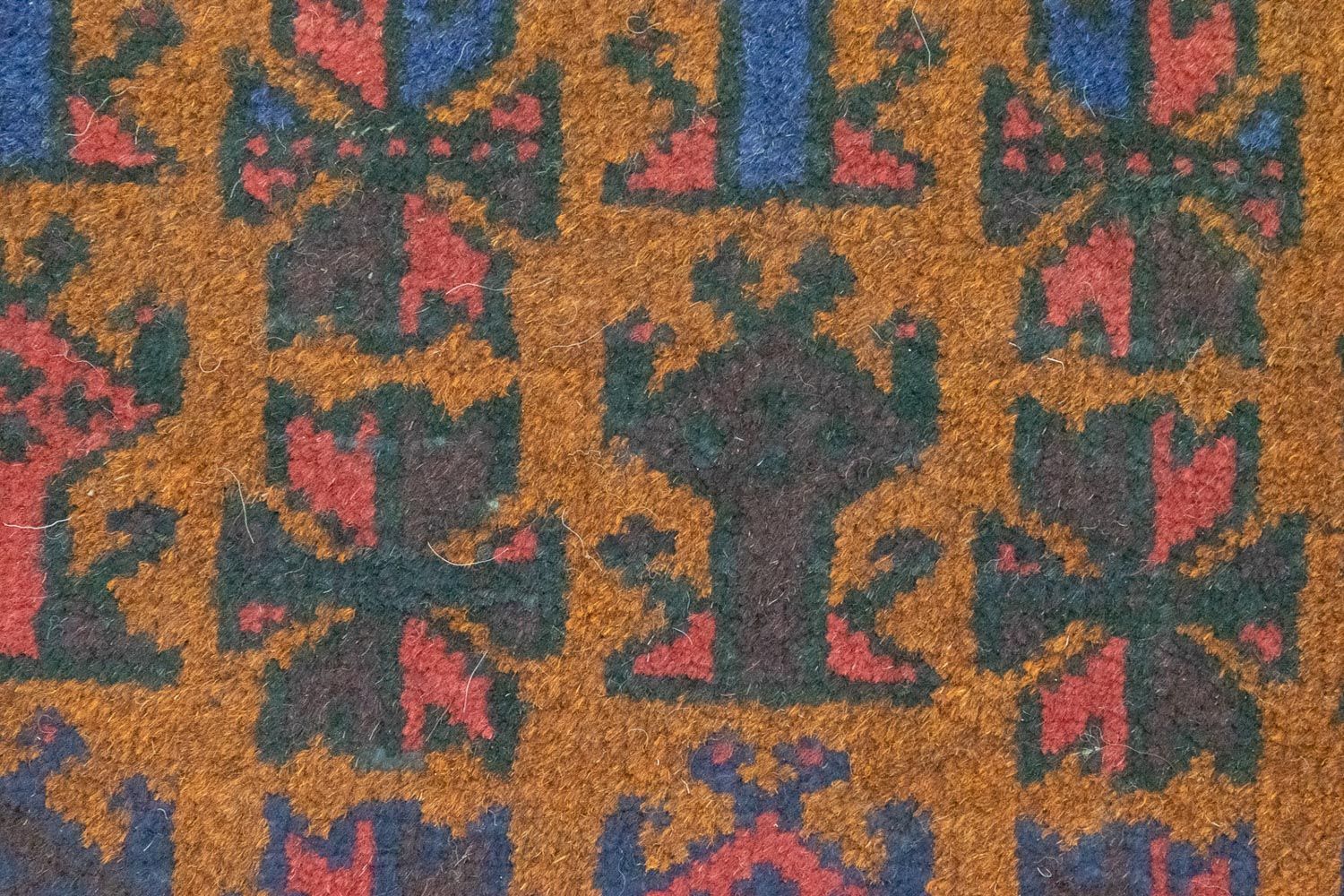 Baluch-tæppe - 140 x 76 cm - blå