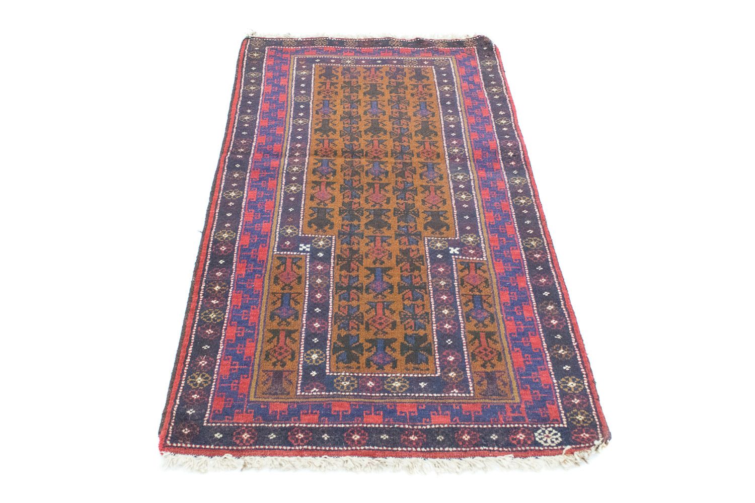Baluch-tæppe - 140 x 76 cm - blå