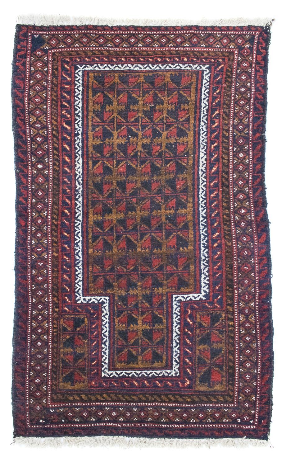 Baluch-tæppe - 136 x 83 cm - brun