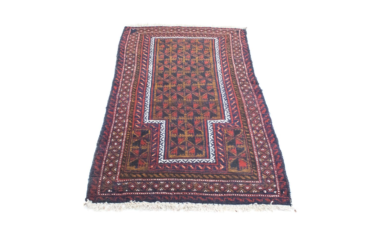 Baluch-tæppe - 136 x 83 cm - brun