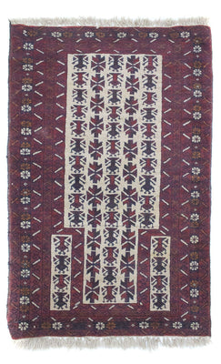 Baluch-tæppe - 136 x 81 cm - beige