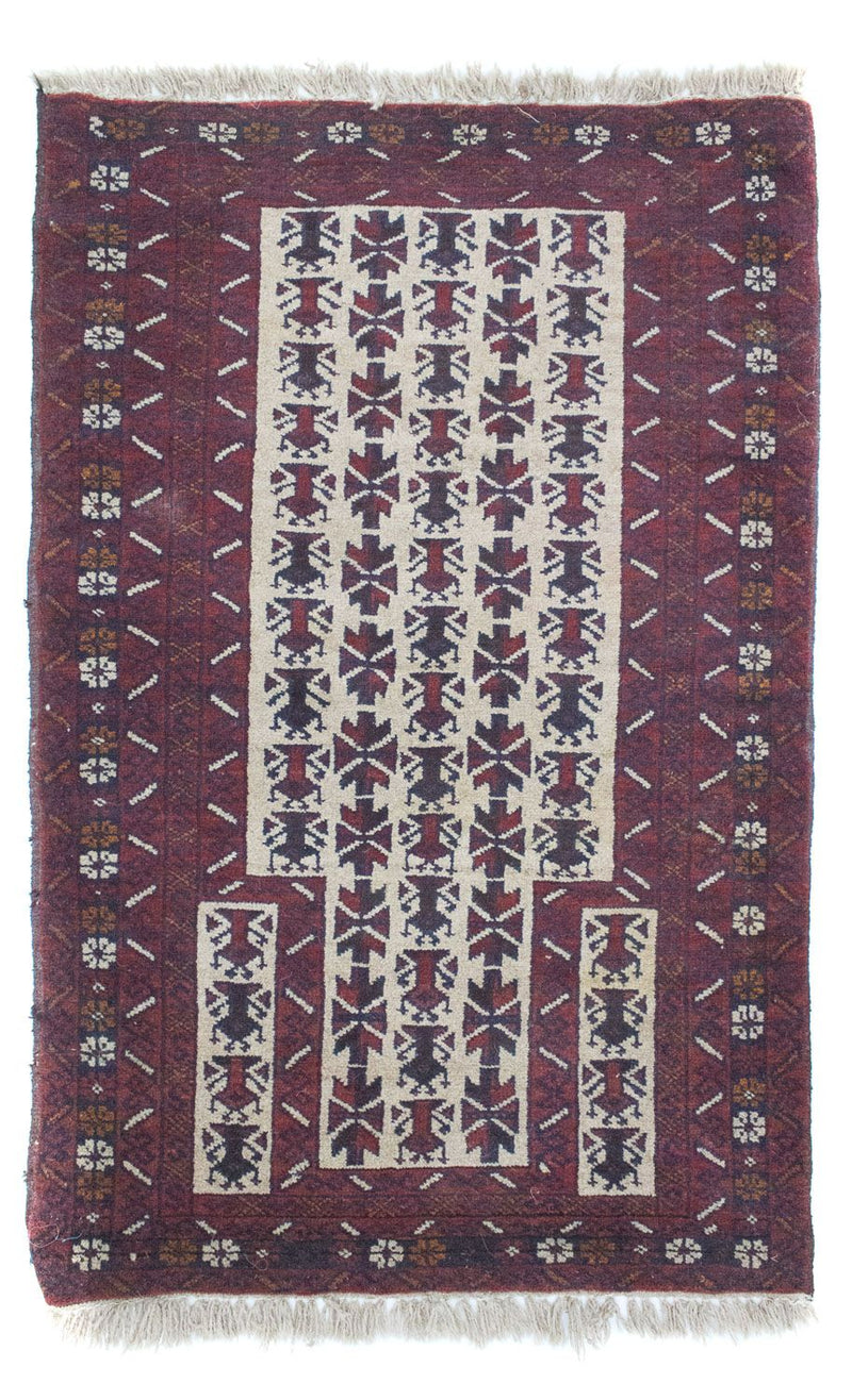 Baluch-tæppe - 136 x 81 cm - beige