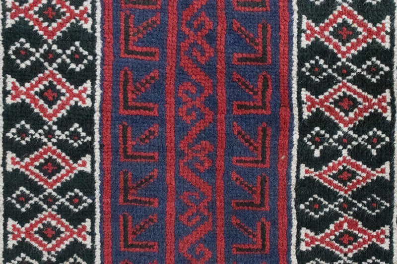 Baluch-tæppe - 131 x 85 cm - rød