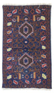 Baluch-tæppe - 136 x 76 cm - blå
