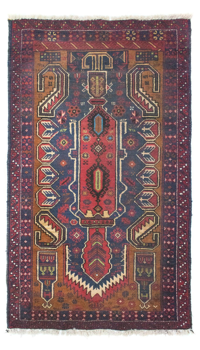 Baluch-tæppe - 147 x 85 cm - blå