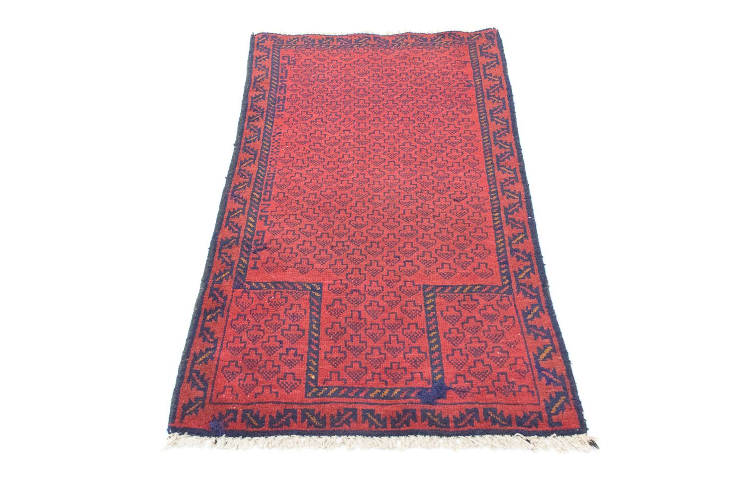 Baluch-tæppe - 129 x 75 cm - rød