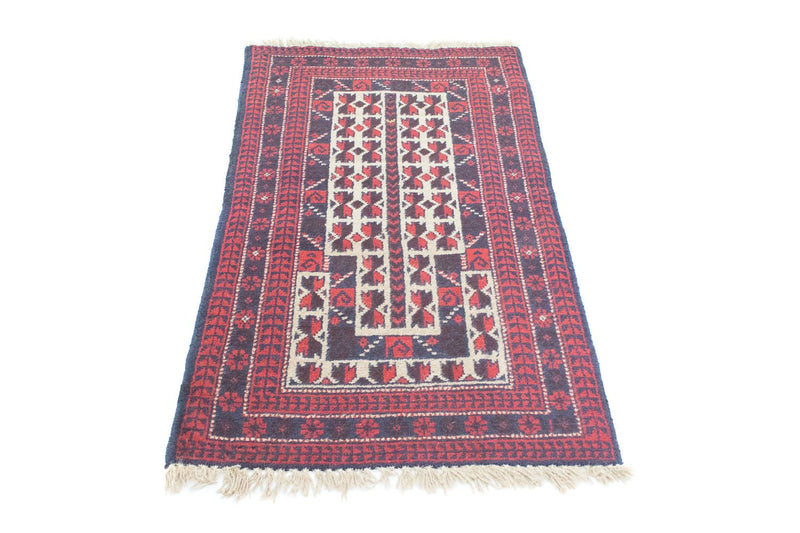 Baluch-tæppe - 118 x 70 cm - rød