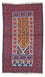 Baluch-tæppe - 134 x 75 cm - blå
