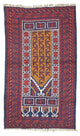 Baluch-tæppe 75x134cm - Orientalsk tæppe