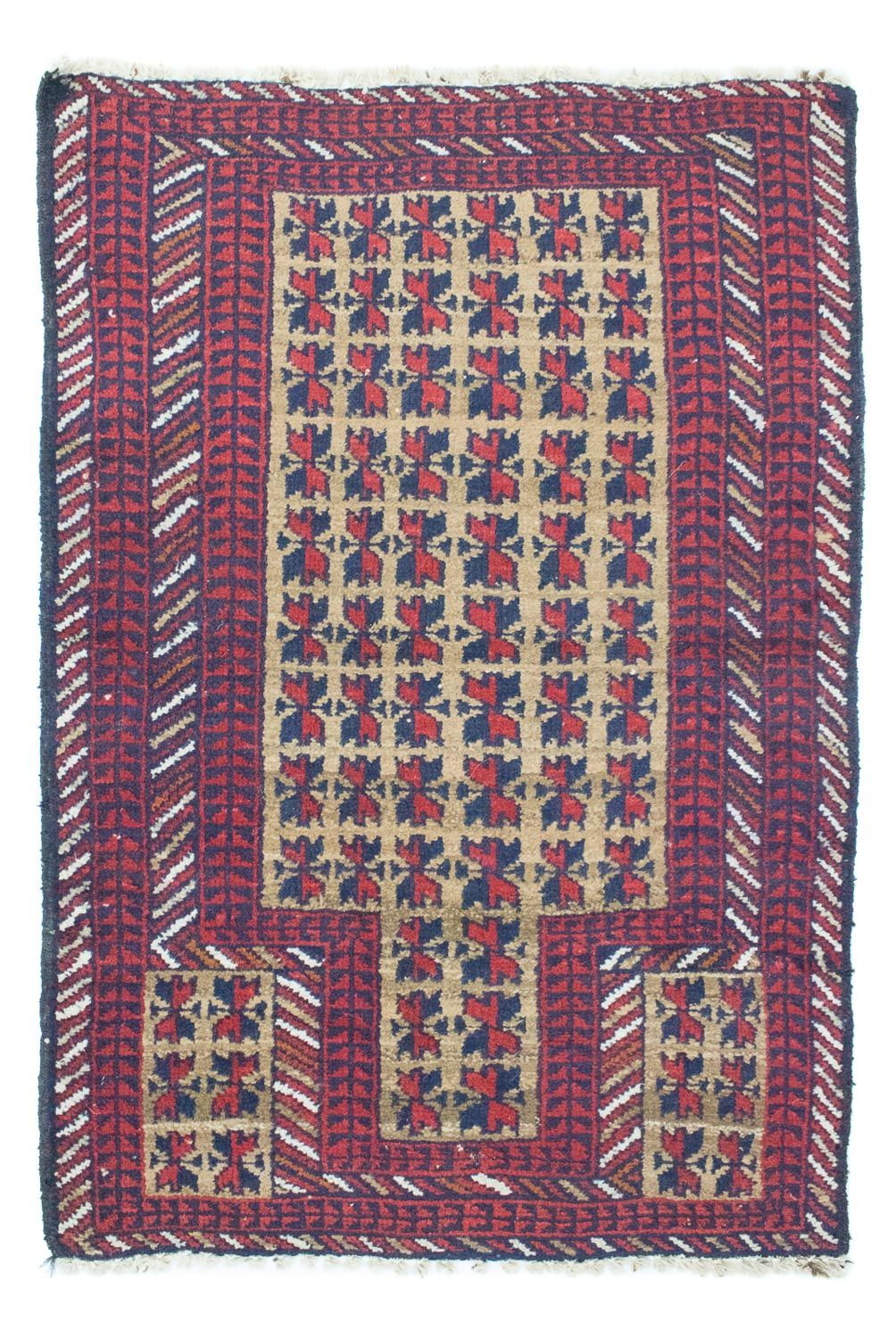 Baluch-tæppe - 117 x 74 cm - rød