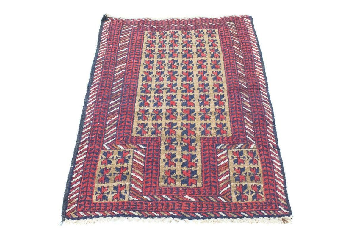 Baluch-tæppe - 117 x 74 cm - rød