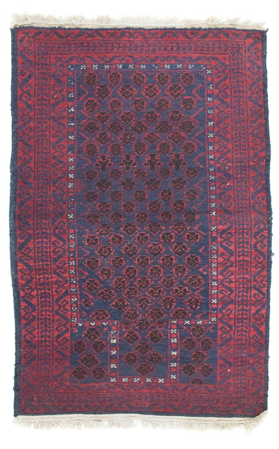 Baluch-tæppe - 124 x 77 cm - blå