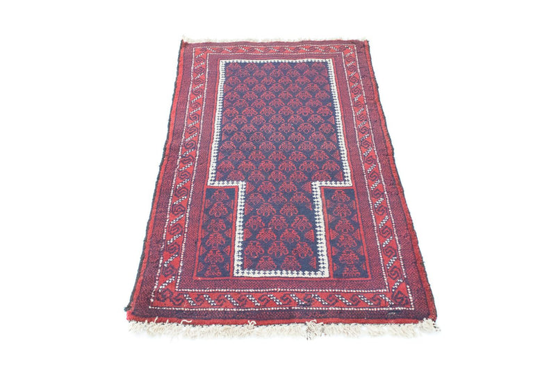 Baluch-tæppe - 136 x 80 cm - blå