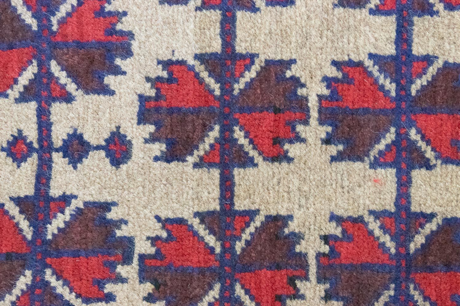 Baluch-tæppe - 126 x 80 cm - beige