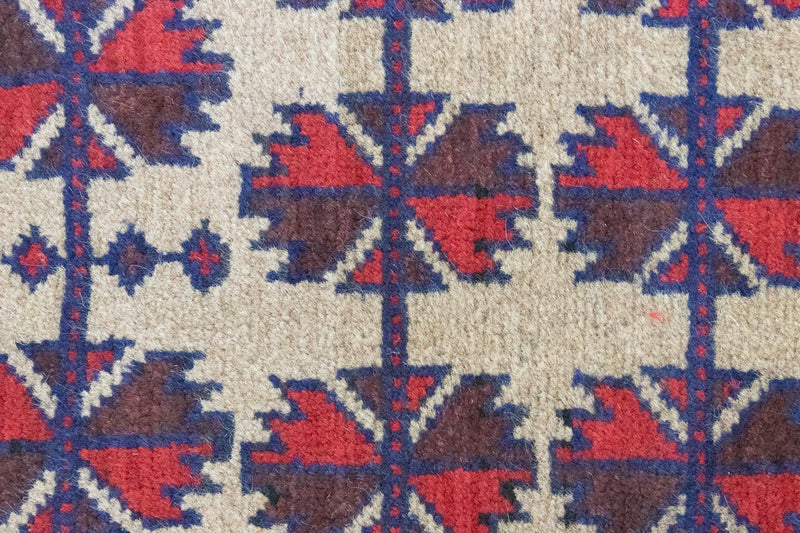 Baluch-tæppe - 126 x 80 cm - beige