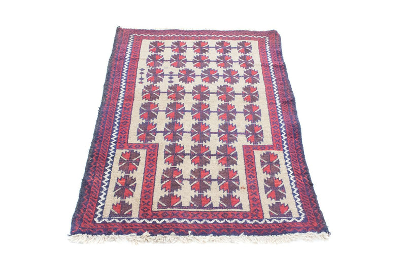 Baluch-tæppe - 126 x 80 cm - beige