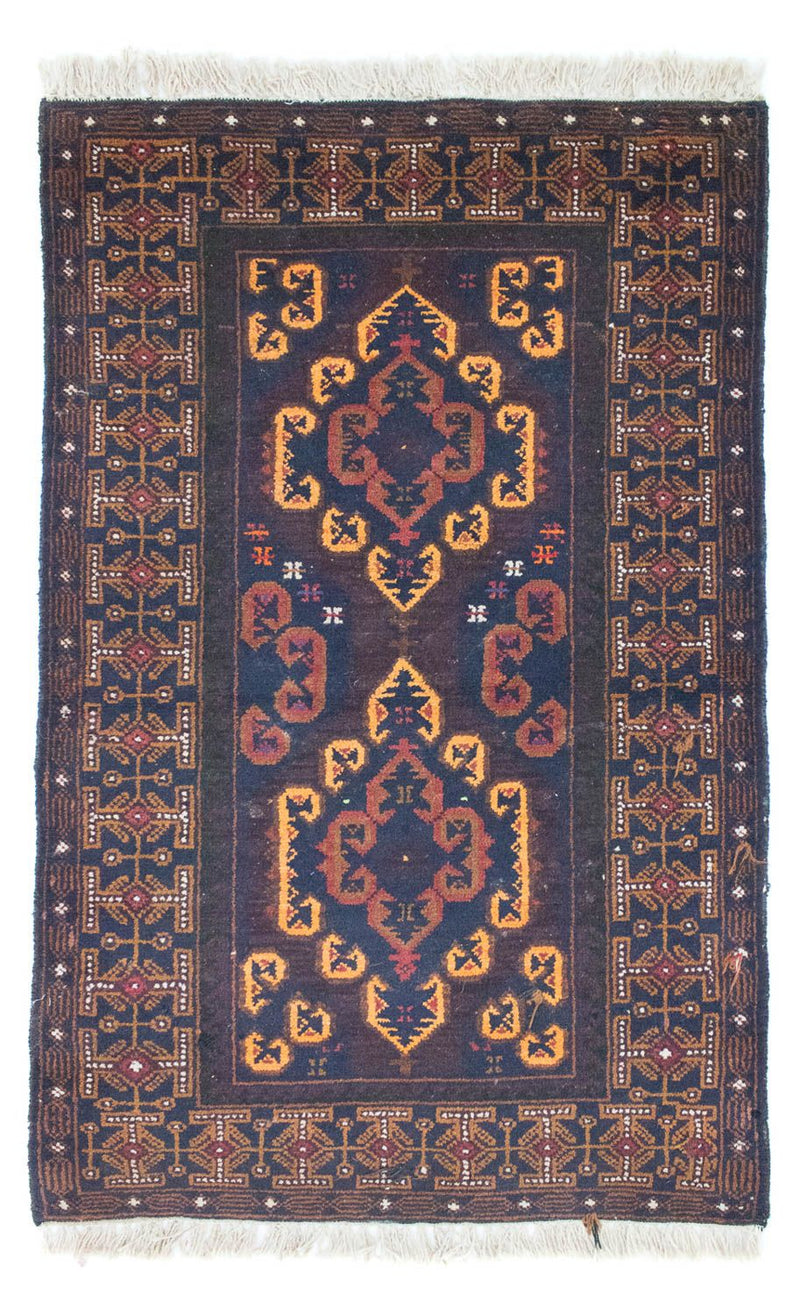 Baluch-tæppe - 134 x 81 cm - brun