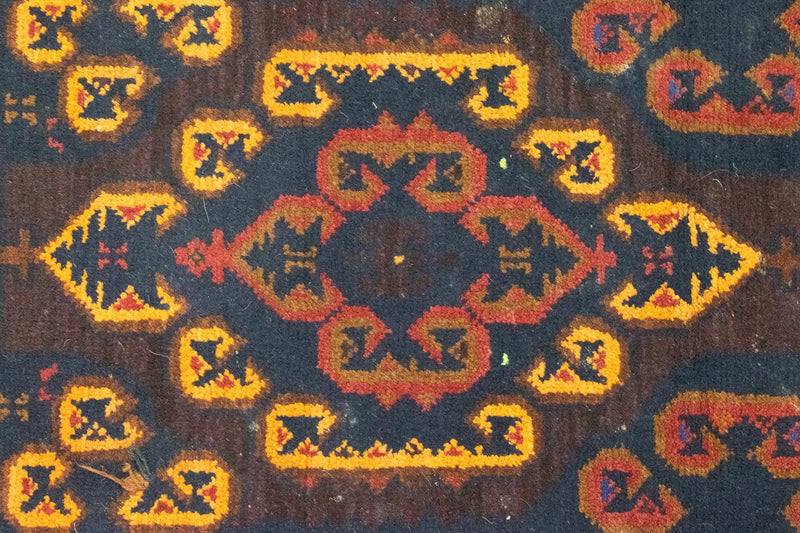 Baluch-tæppe - 134 x 81 cm - brun