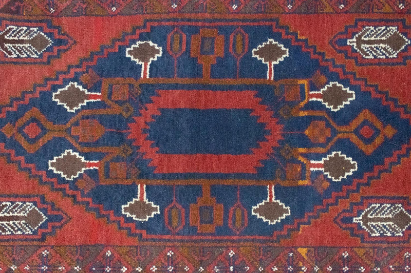 Baluch-tæppe - 131 x 82 cm - blå