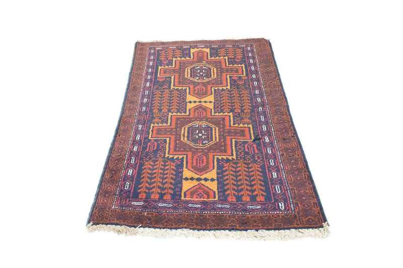 Baluch-tæppe - 133 x 82 cm - blå