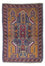 Baluch-tæppe - 136 x 89 cm - blå