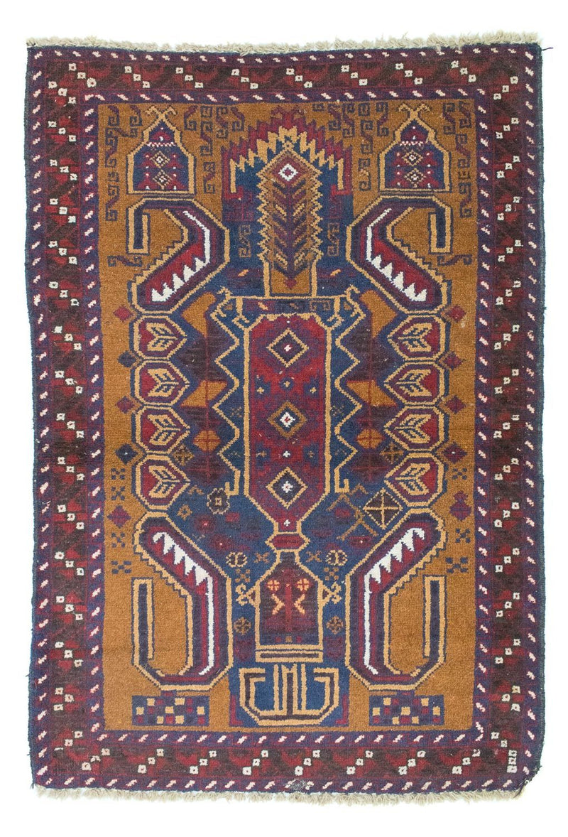 Baluch-tæppe - 136 x 89 cm - blå
