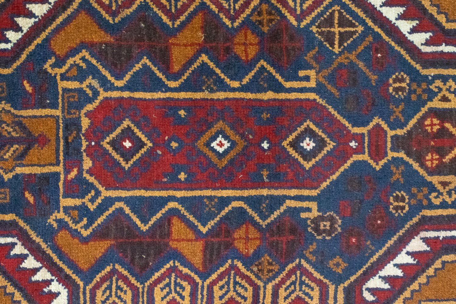Baluch-tæppe - 136 x 89 cm - blå