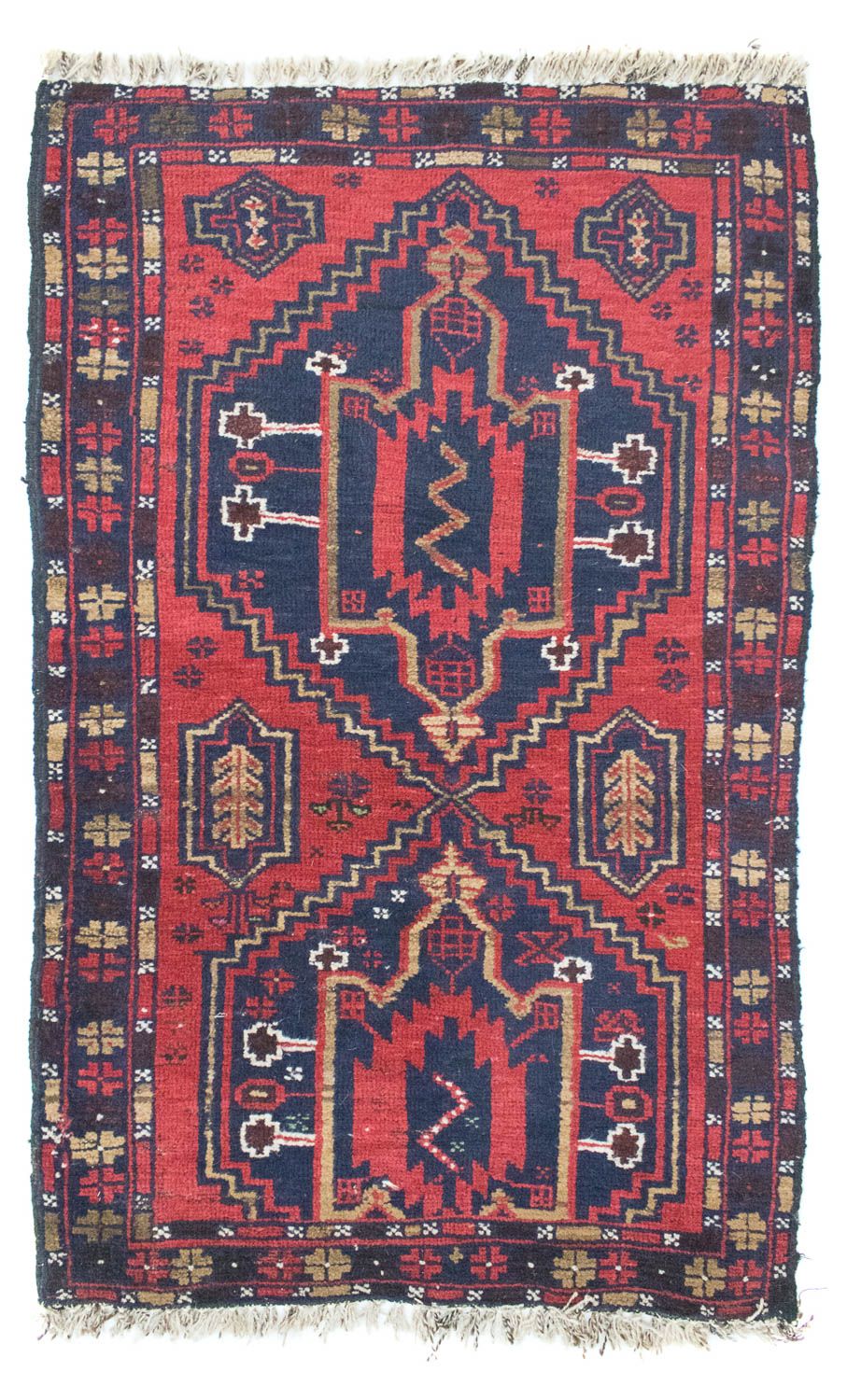 Baluch-tæppe - 127 x 77 cm - blå