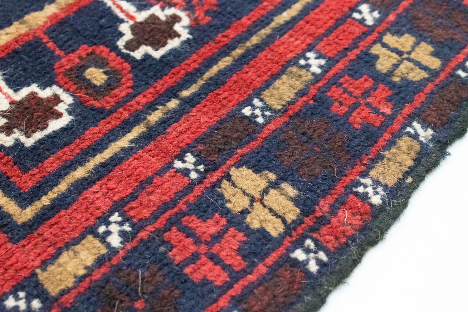 Baluch-tæppe - 127 x 77 cm - blå
