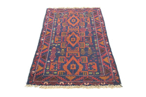 Baluch-tæppe - 135 x 81 cm - blå