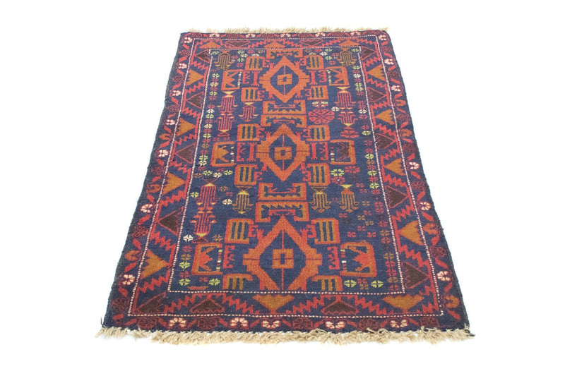 Baluch-tæppe - 135 x 81 cm - blå