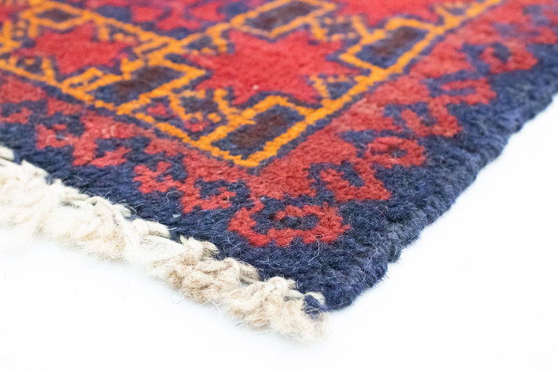 Baluch-tæppe - 124 x 76 cm - blå