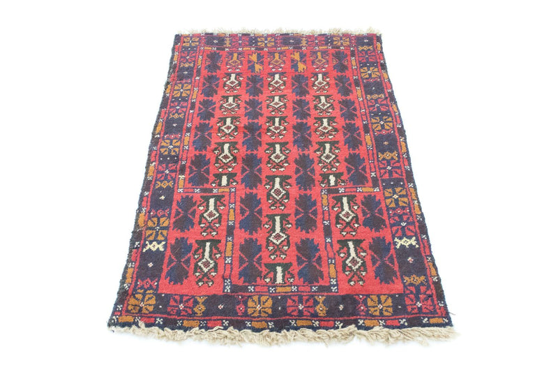 Baluch-tæppe - 126 x 73 cm - rød