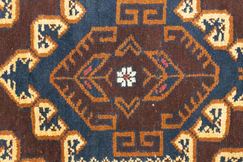 Baluch-tæppe - 132 x 85 cm - brun
