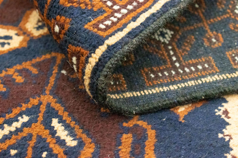 Baluch-tæppe - 132 x 85 cm - brun