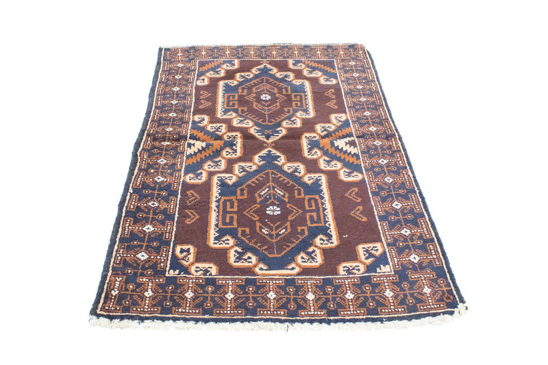 Baluch-tæppe - 132 x 85 cm - brun