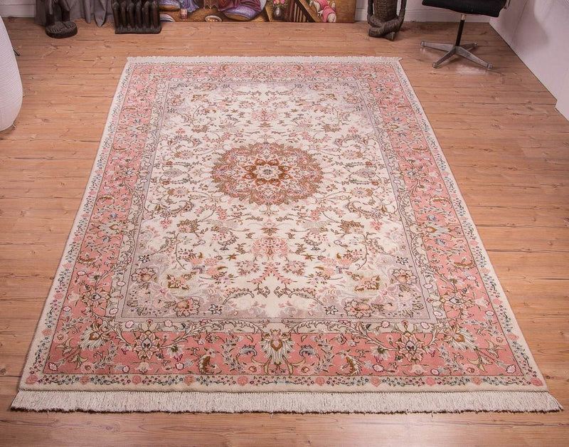 Persisk tæppe - Tabriz - Royal - 298 x 200 cm - pink