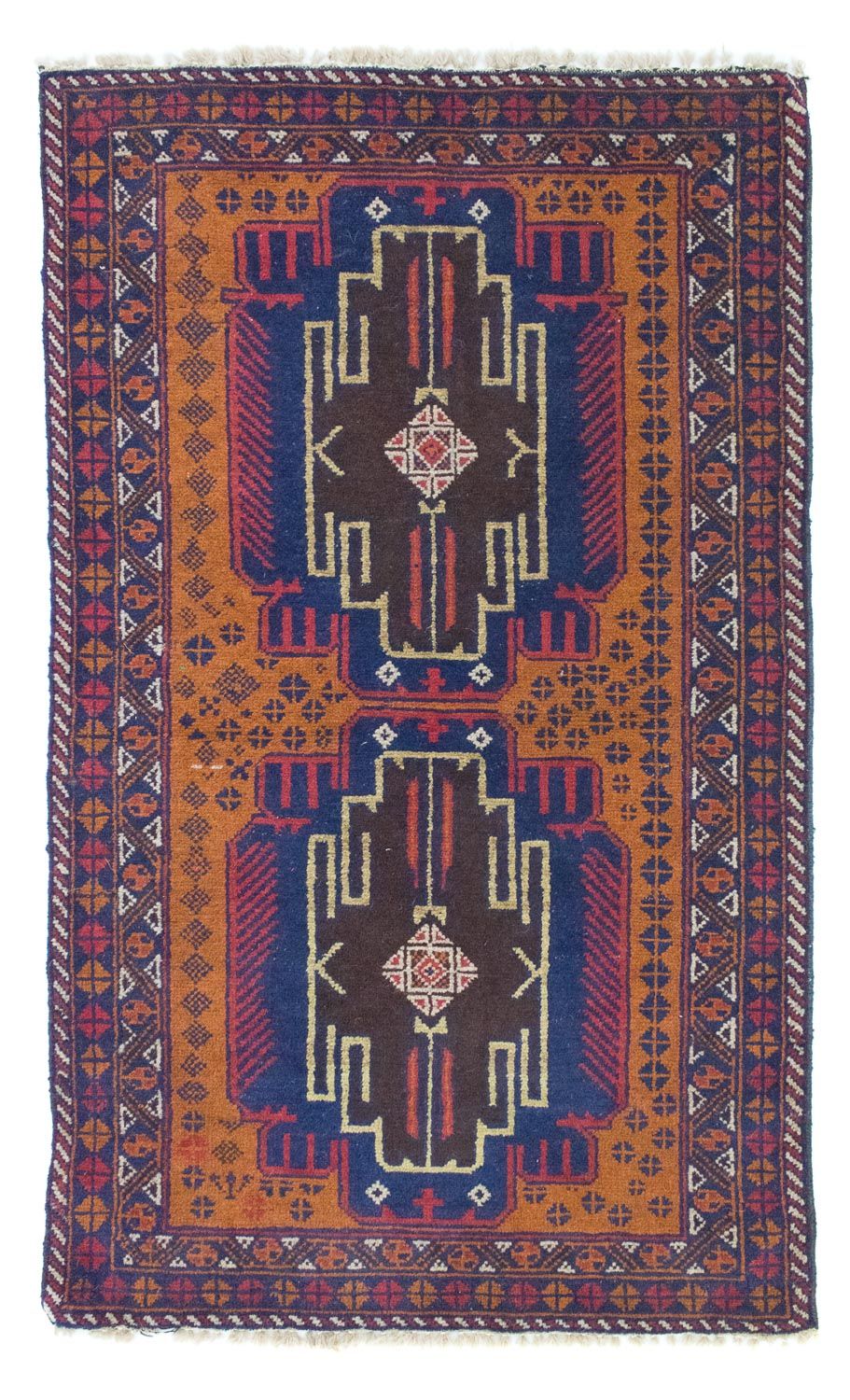 Baluch-tæppe - 139 x 80 cm - orange
