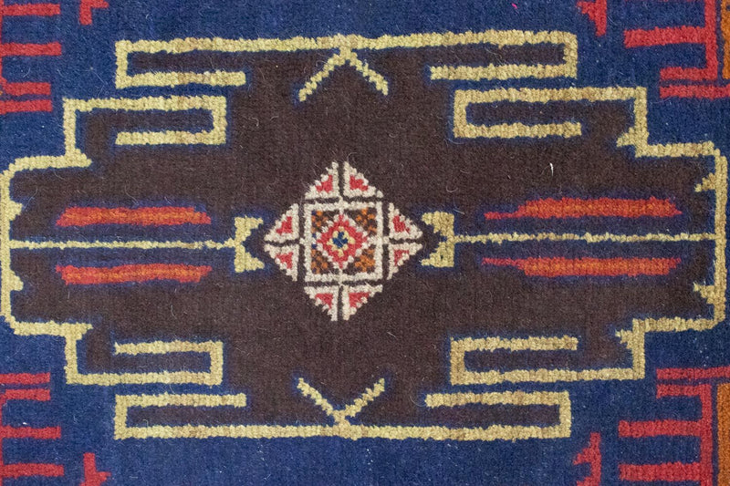 Baluch-tæppe - 139 x 80 cm - orange