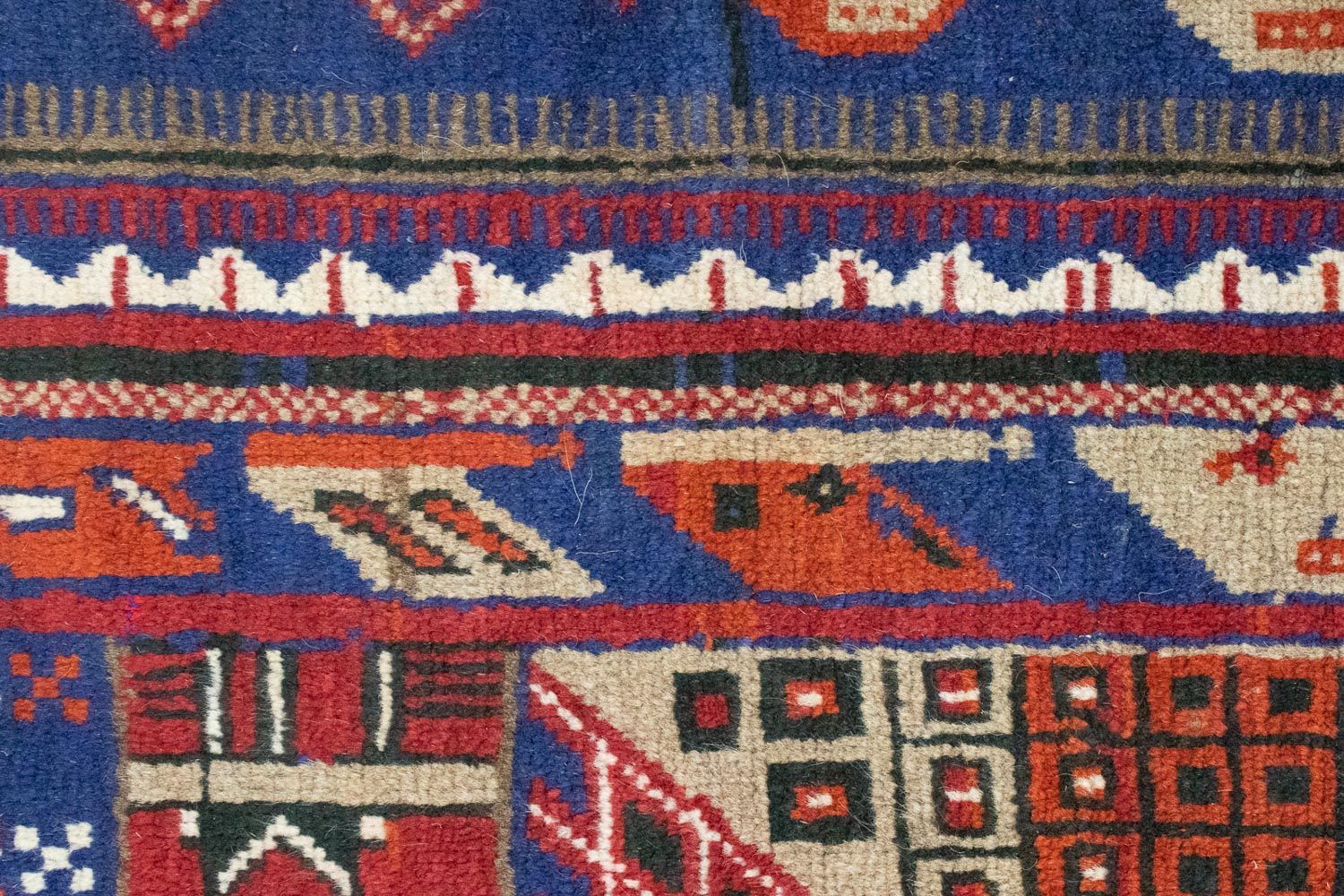 Baluch-tæppe - 150 x 91 cm - flerfarvet