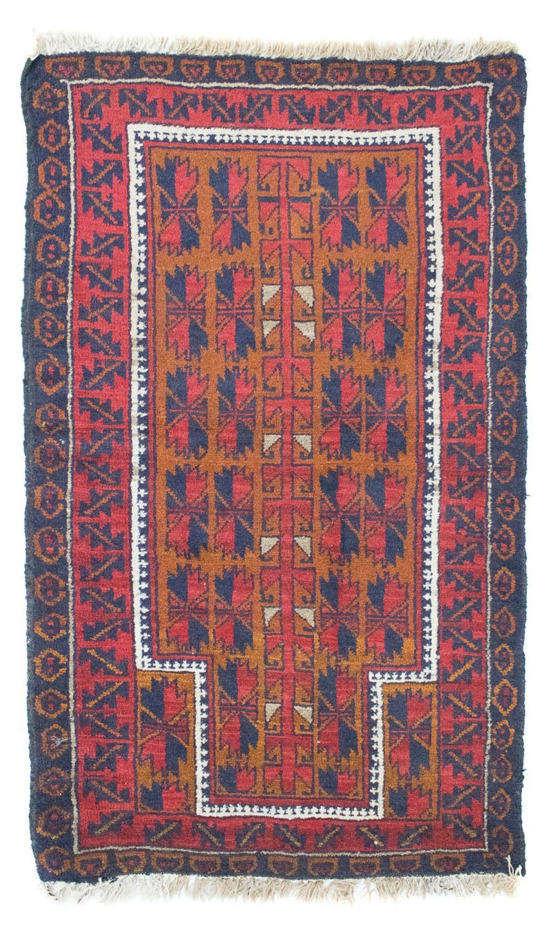 Baluch-tæppe - 143 x 84 cm - rød