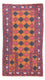 Baluch-tæppe - 126 x 77 cm - orange