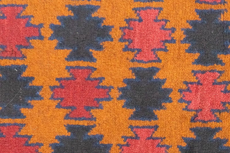 Baluch-tæppe - 126 x 77 cm - orange