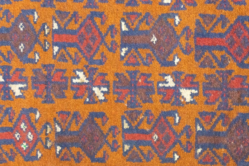 Baluch-tæppe - 138 x 85 cm - orange